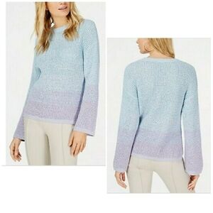 INC Ombre knit flared sleeves sweater